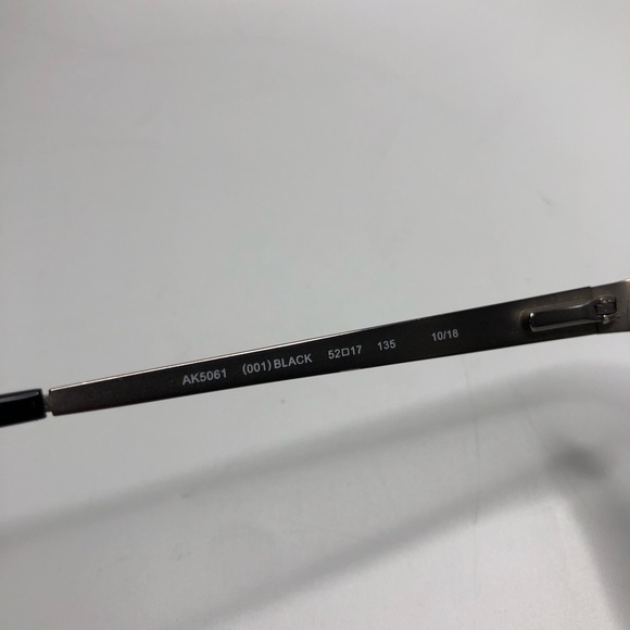 Anne Klein AK 5061 (001) Black 52-17-135mm Eyeglasses / Eyewear FRAMES ONLY - Picture 7 of 10